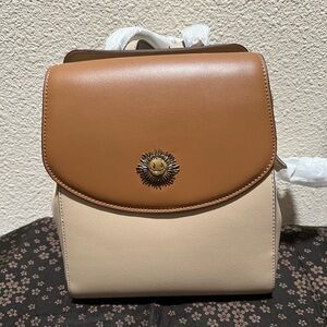 *Sale*Caramel pudding leather texture backpack
